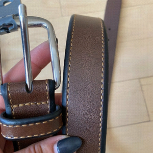 NORDSTROM Mens Shop BNWT Brown Bonded Leather Belt